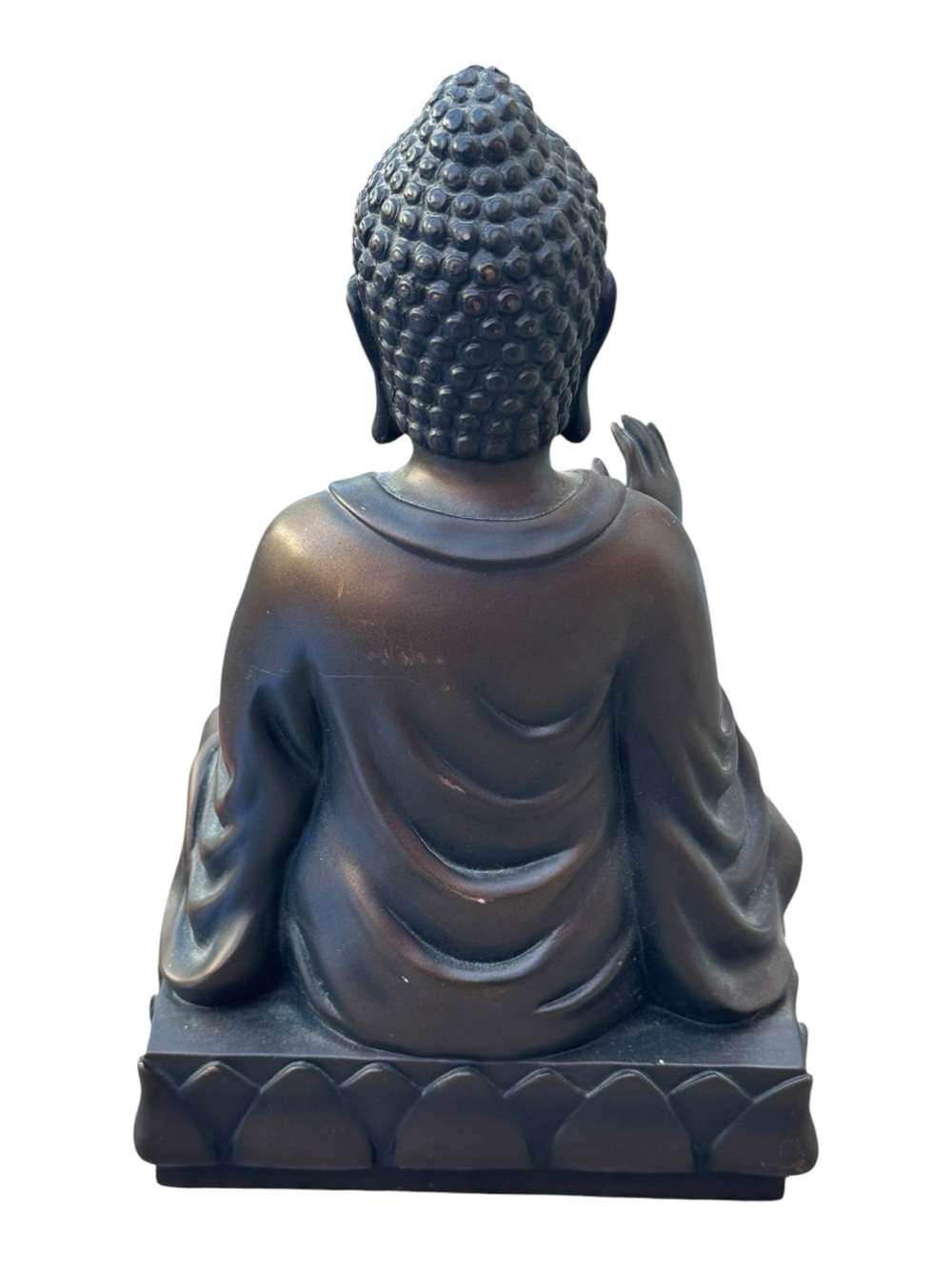 Partylite Buddha Tealight Candle Holder Bronze Meditation Zen Decor 9” - Picture 3 of 9